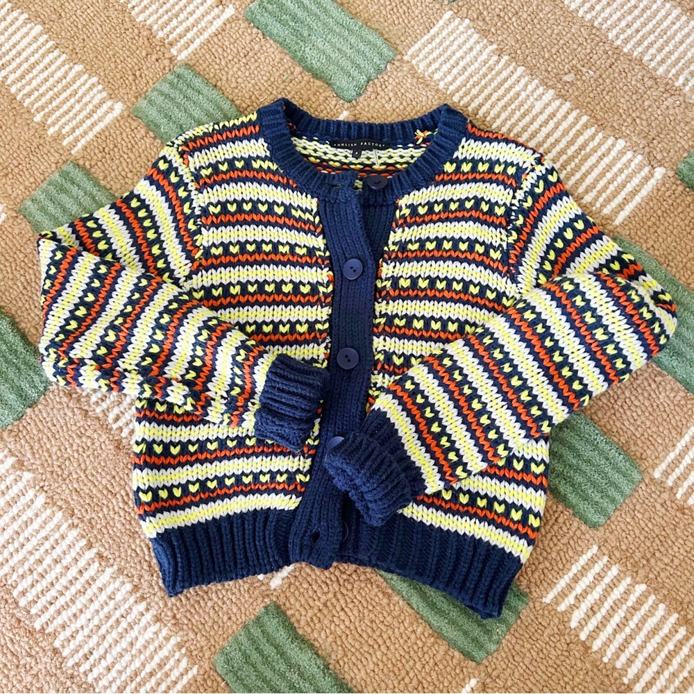 English factory knit cardigan